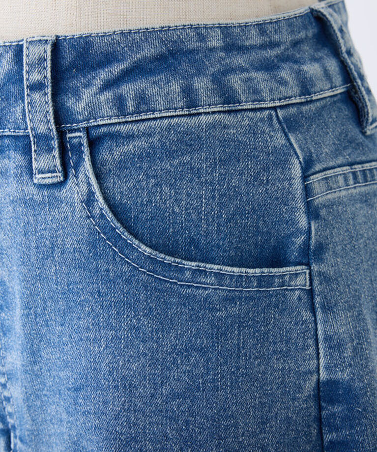  「ストレッチワイドデニムパンツ」|その他|