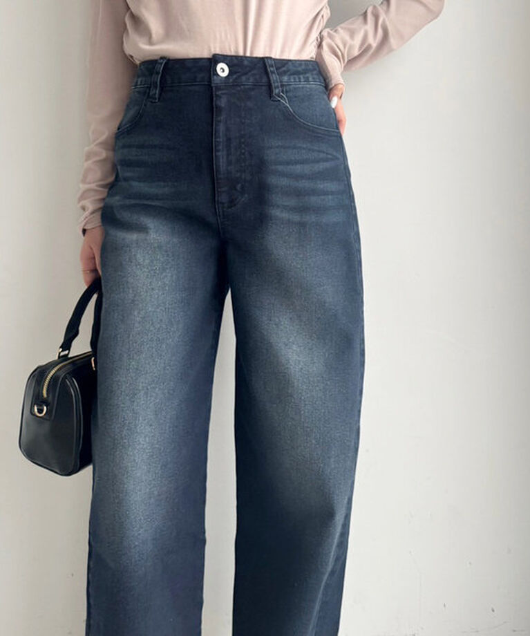  「ストレッチワイドデニムパンツ」|その他|