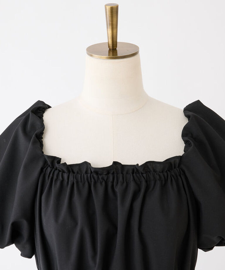  「【Black collection】イレヘムティアードロングワンピース」|ワンピース|
