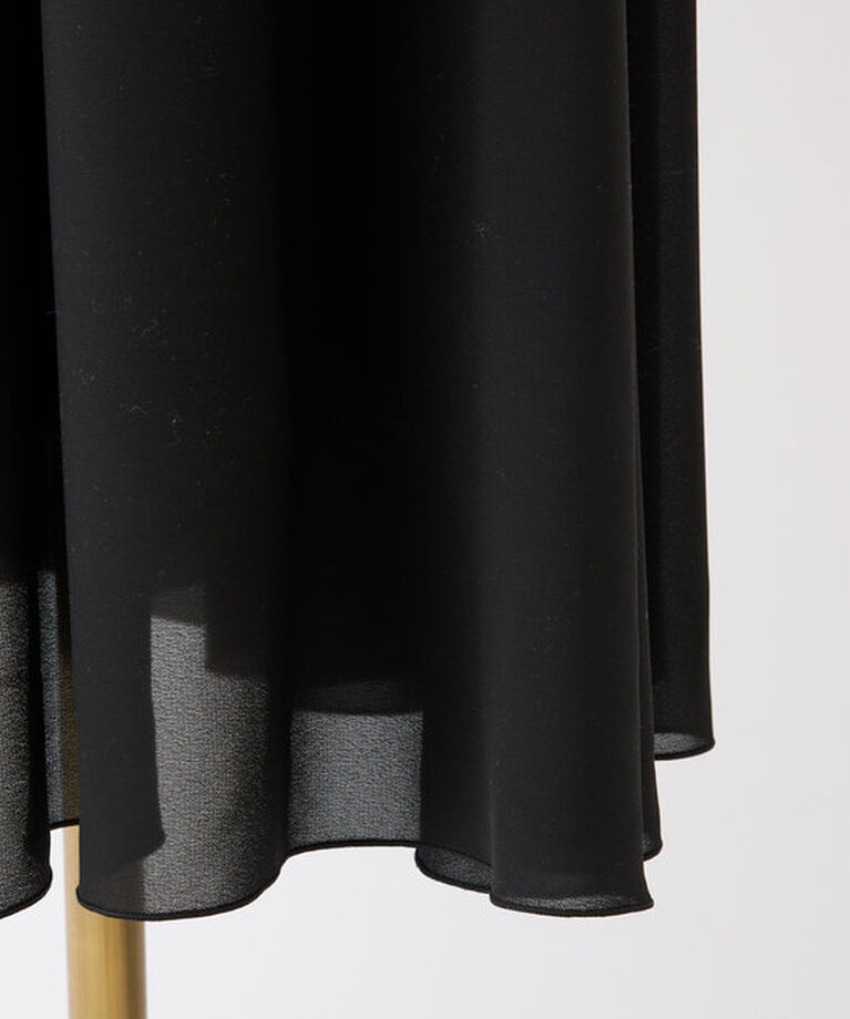  「【Black collection】イレヘムティアードロングワンピース」|ワンピース|
