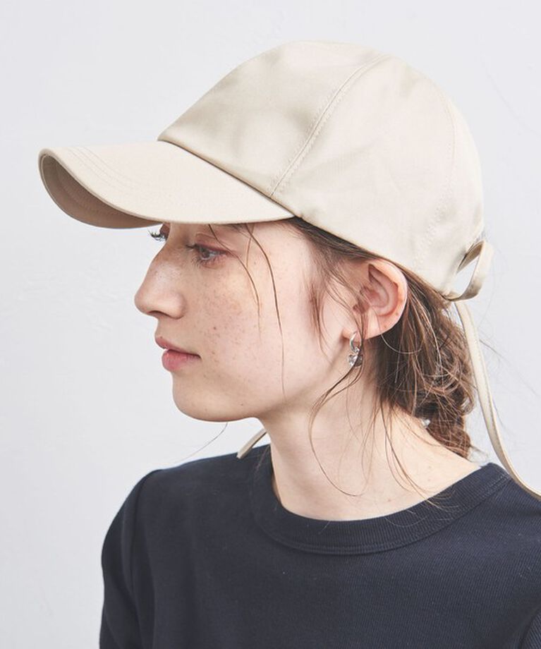UNITED ARROWS「コットン バックリボン キャップ UV」|キャップ・キャスケット|