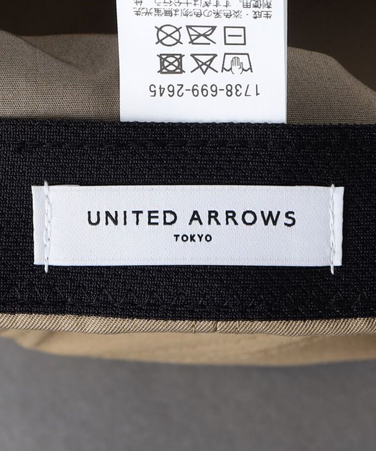 UNITED ARROWS「コットン バックリボン キャップ UV」|キャップ・キャスケット|