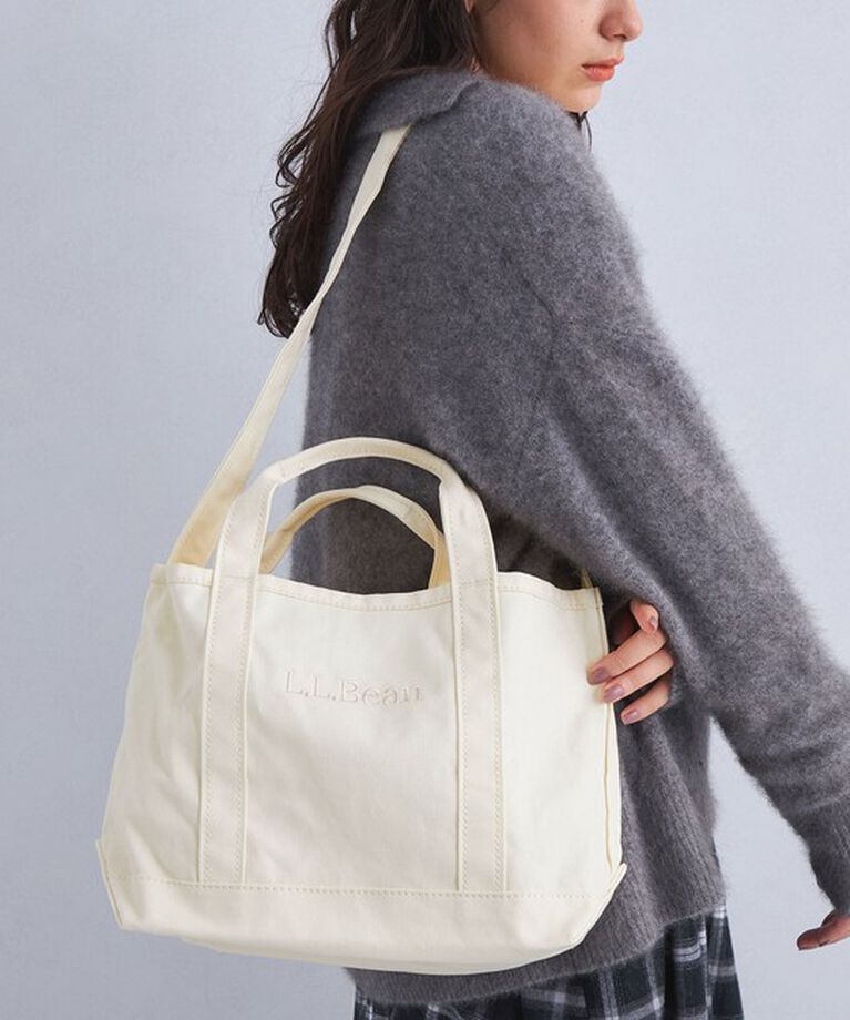 UNITED ARROWS green label relaxing「【別注】＜L.L.Bean＞グローサリー トートバッグ ＜Mサイズ＞」|ショルダー・メッセンジャー|WHITE