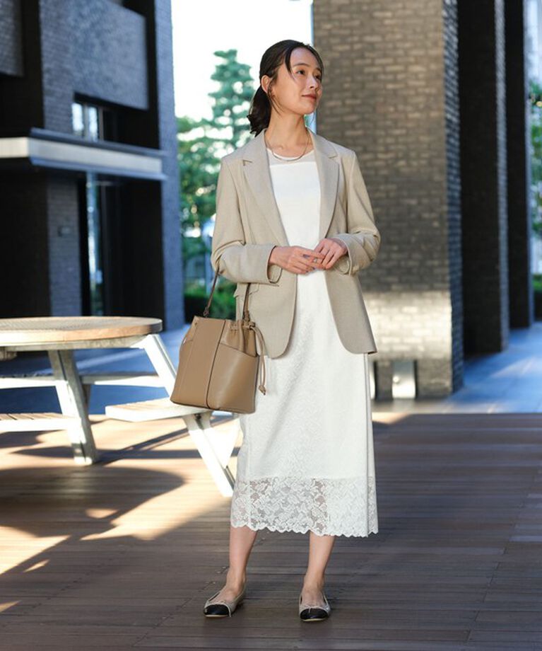 UNITED ARROWS green label relaxing「［size SHORTあり］スラブ シングル 1B ジャケット -ウォッシャブル・防シワ-」|テーラードジャケット|