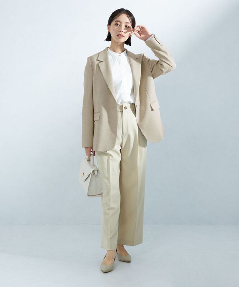 UNITED ARROWS green label relaxing「［size SHORTあり］スラブ シングル 1B ジャケット -ウォッシャブル・防シワ-」|テーラードジャケット|
