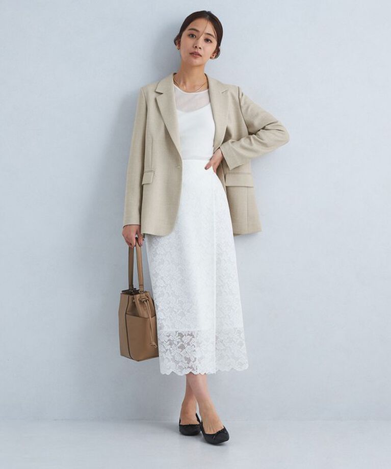 UNITED ARROWS green label relaxing「［size SHORTあり］スラブ シングル 1B ジャケット -ウォッシャブル・防シワ-」|テーラードジャケット|