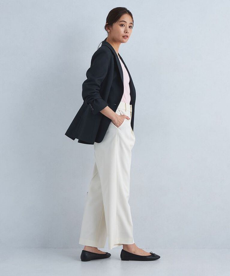 UNITED ARROWS green label relaxing「［size SHORTあり］スラブ シングル 1B ジャケット -ウォッシャブル・防シワ-」|テーラードジャケット|