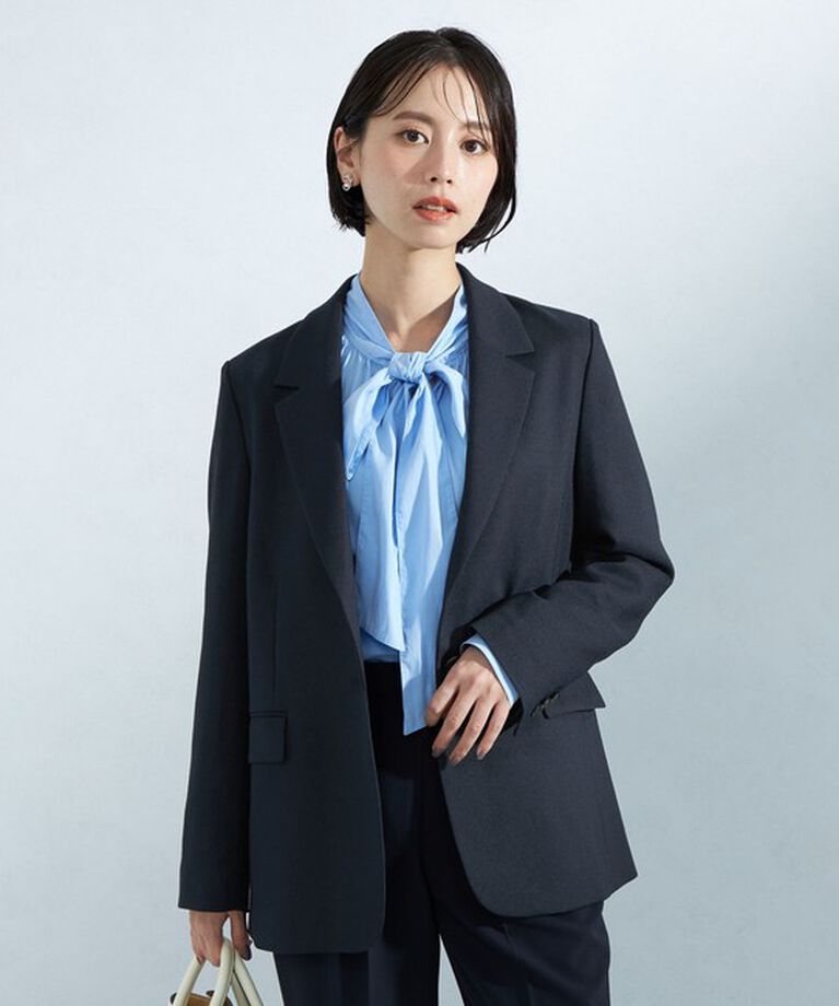 UNITED ARROWS green label relaxing「［size SHORTあり］スラブ シングル 1B ジャケット -ウォッシャブル・防シワ-」|テーラードジャケット|