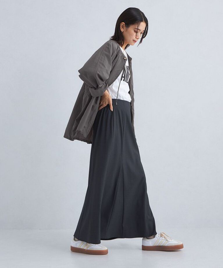 UNITED ARROWS green label relaxing「［size SHORTあり］ギャザー ノーカラー ブルゾン -撥水-」|ブルゾン・スタジャン|