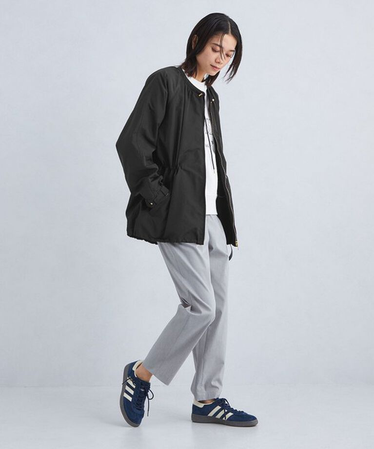 UNITED ARROWS green label relaxing「［size SHORTあり］ギャザー ノーカラー ブルゾン -撥水-」|ブルゾン・スタジャン|