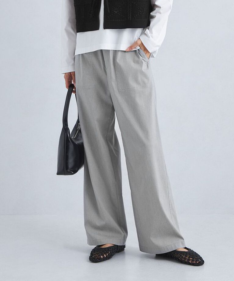 UNITED ARROWS green label relaxing「［size SHORT/TALLあり］オルマイ LI/MIX ベイカー パンツ」|その他|LT.GRAY