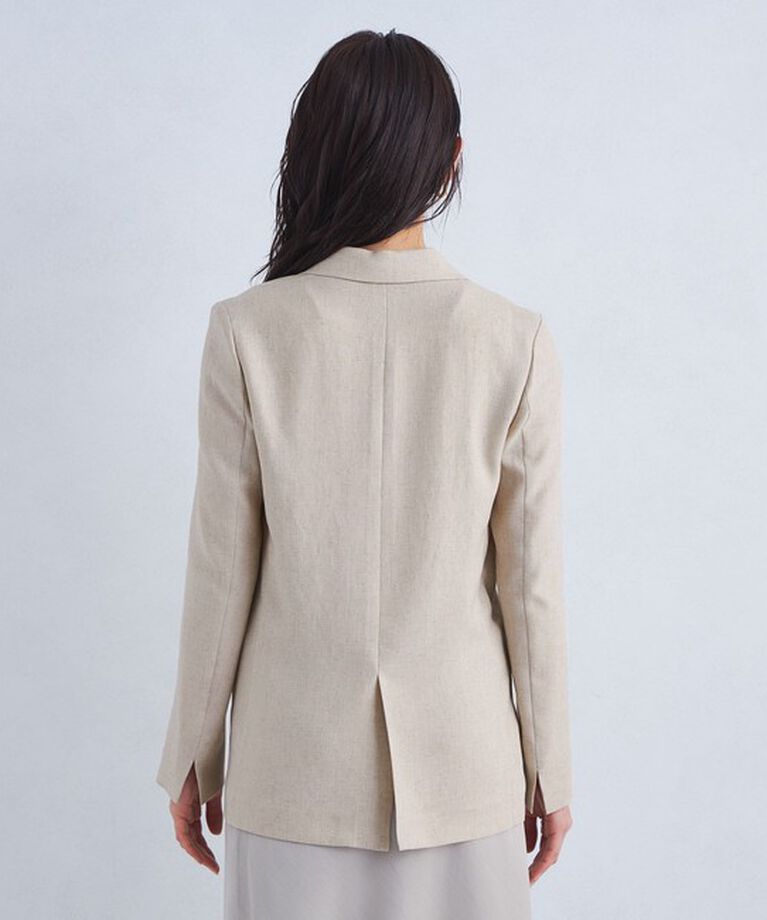 UNITED ARROWS green label relaxing「［size SHORTあり］リネンライク ダブル ジャケット」|テーラードジャケット|