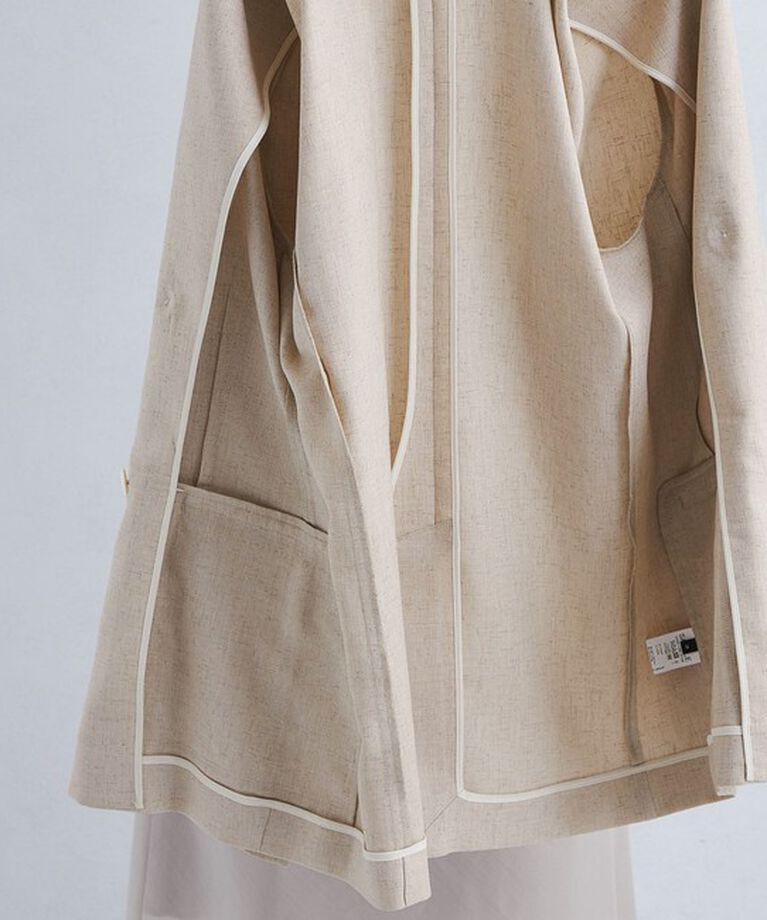 UNITED ARROWS green label relaxing「［size SHORTあり］リネンライク ダブル ジャケット」|テーラードジャケット|