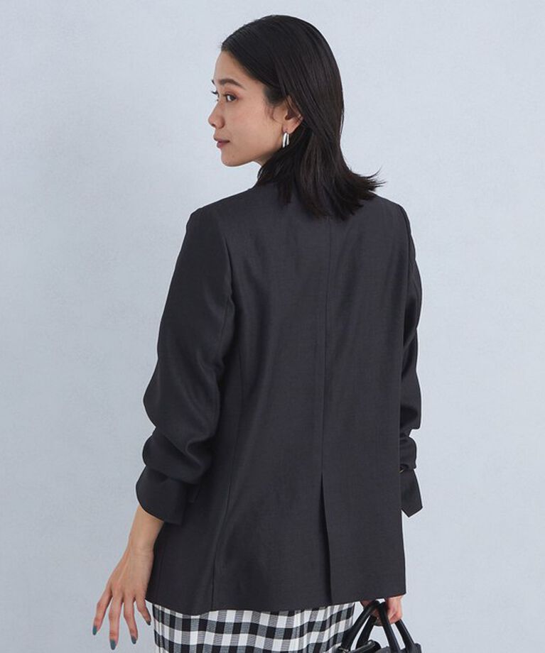 UNITED ARROWS green label relaxing「［size SHORTあり］リネンライク ダブル ジャケット」|テーラードジャケット|