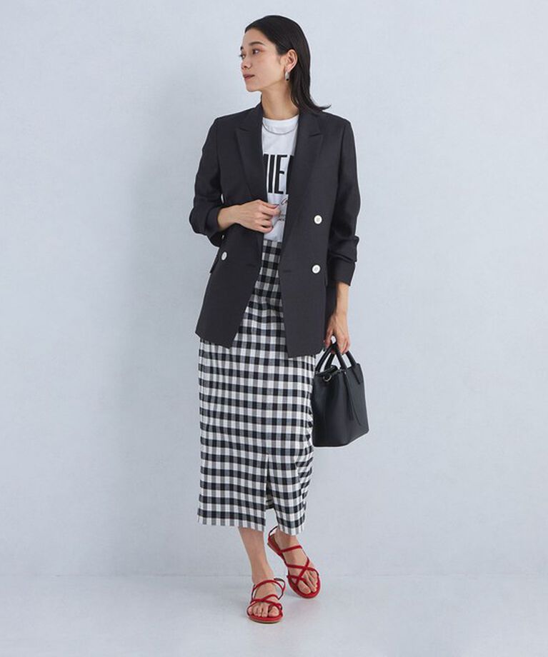 UNITED ARROWS green label relaxing「［size SHORTあり］リネンライク ダブル ジャケット」|テーラードジャケット|