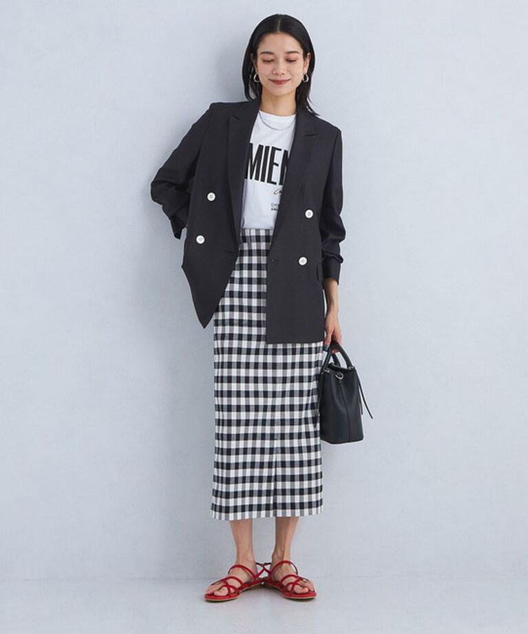 UNITED ARROWS green label relaxing「［size SHORTあり］リネンライク ダブル ジャケット」|テーラードジャケット|