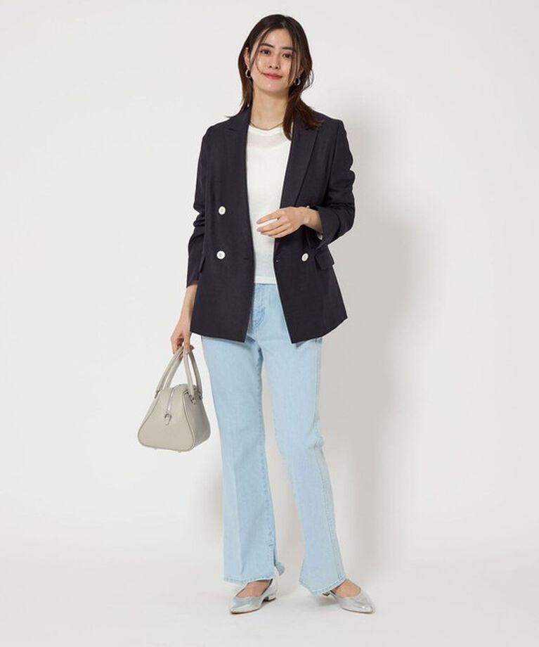 UNITED ARROWS green label relaxing「［size SHORTあり］リネンライク ダブル ジャケット」|テーラードジャケット|