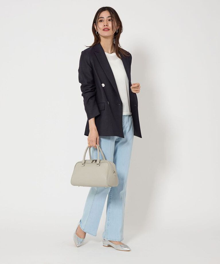 UNITED ARROWS green label relaxing「［size SHORTあり］リネンライク ダブル ジャケット」|テーラードジャケット|