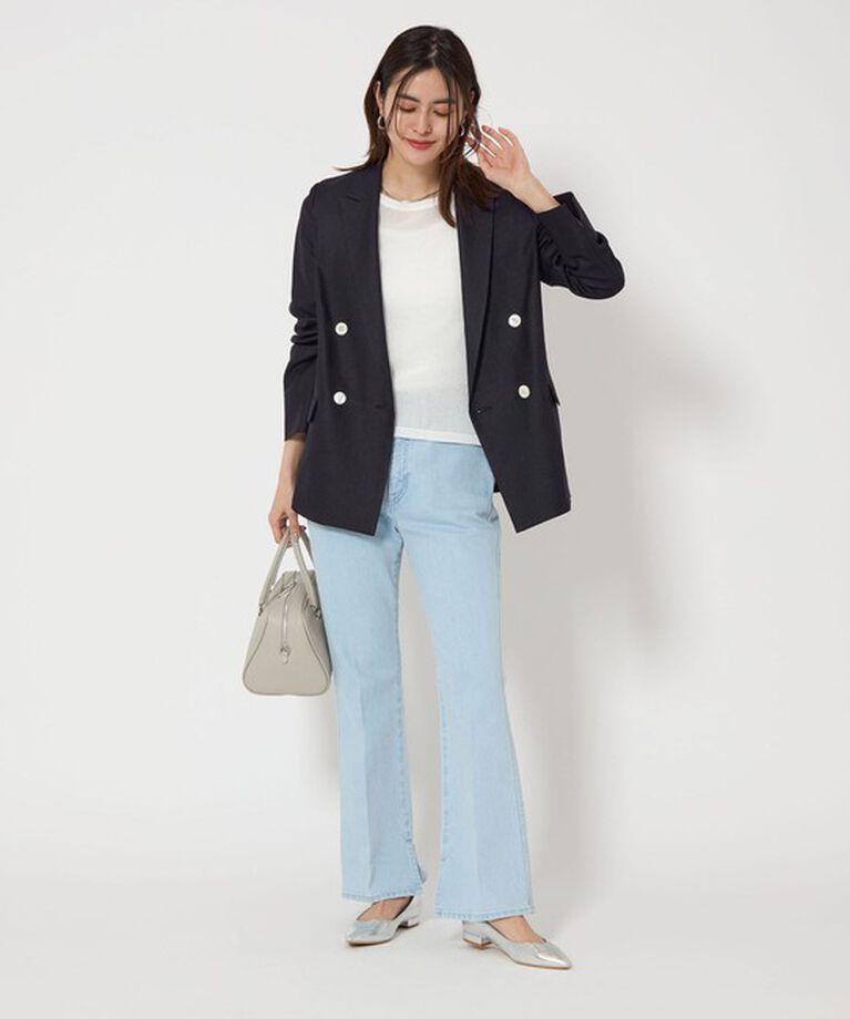 UNITED ARROWS green label relaxing「［size SHORTあり］リネンライク ダブル ジャケット」|テーラードジャケット|