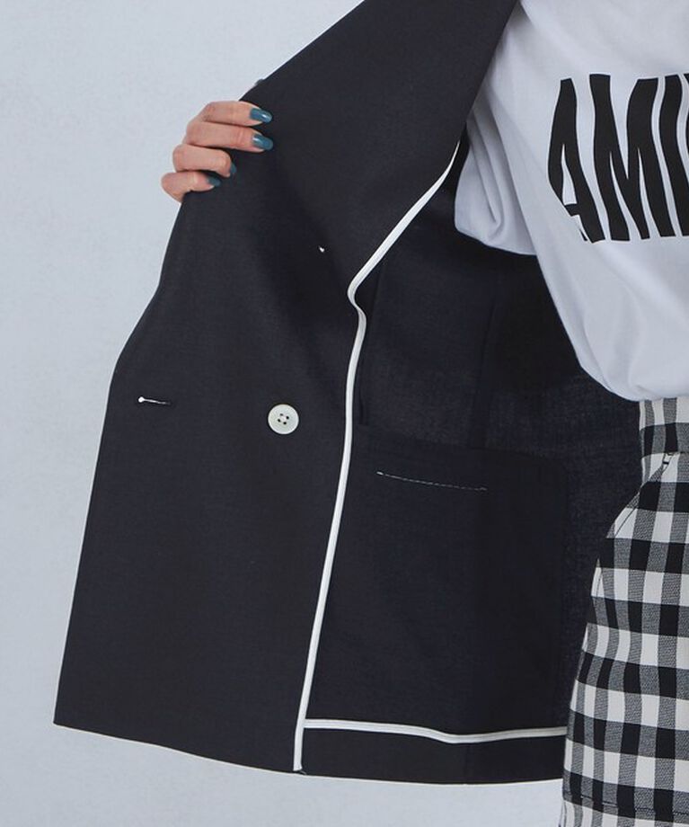 UNITED ARROWS green label relaxing「［size SHORTあり］リネンライク ダブル ジャケット」|テーラードジャケット|