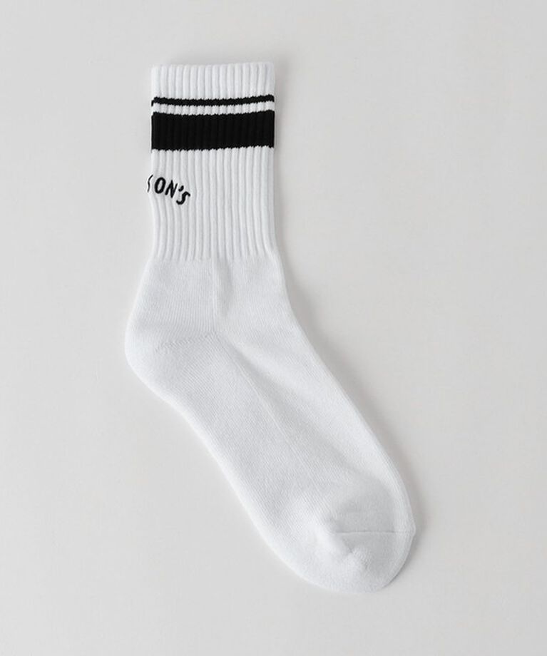 UNITED ARROWS green label relaxing「＜PERSON’S × green label relaxing＞ロゴソックス / 靴下」|ソックス|WHITE