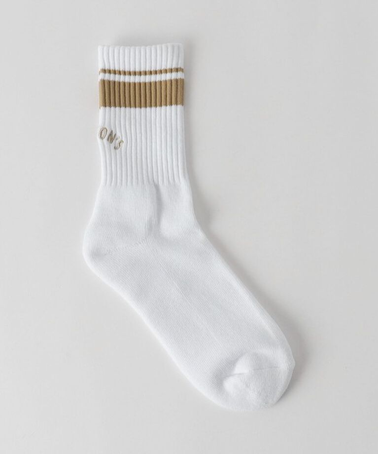 UNITED ARROWS green label relaxing「＜PERSON’S × green label relaxing＞ロゴソックス / 靴下」|ソックス|BEIGE