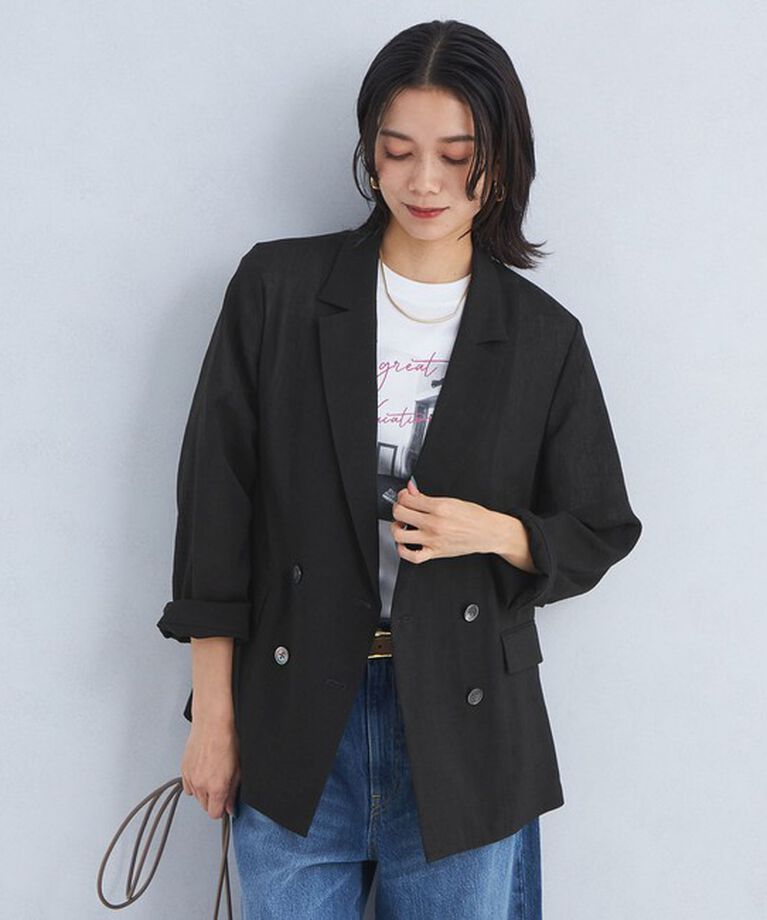 UNITED ARROWS green label relaxing「【結論シリーズ】シアーエアジャケット -マシンウォッシャブル-」|テーラードジャケット|