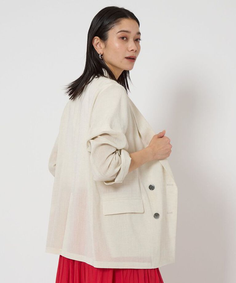 UNITED ARROWS green label relaxing「【結論シリーズ】シアーエアジャケット -マシンウォッシャブル-」|テーラードジャケット|