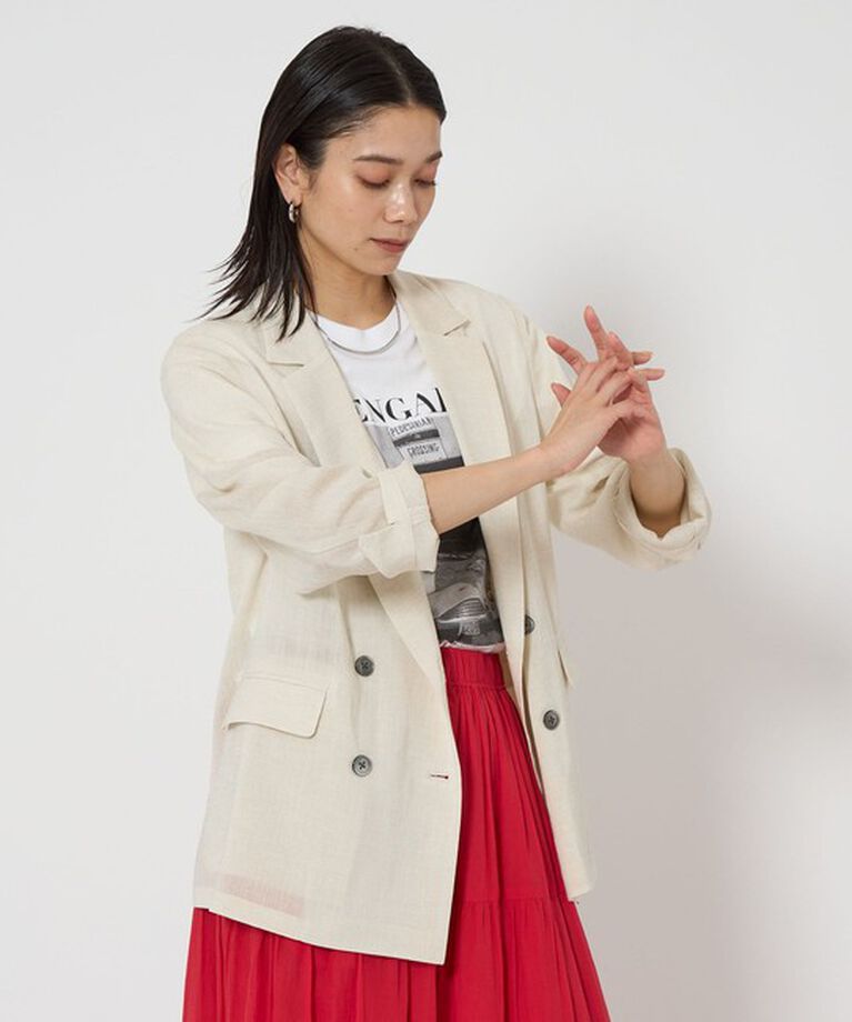 UNITED ARROWS green label relaxing「【結論シリーズ】シアーエアジャケット -マシンウォッシャブル-」|テーラードジャケット|