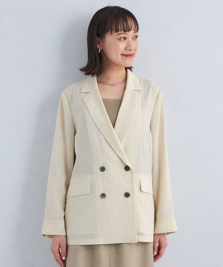 UNITED ARROWS green label relaxing「【結論シリーズ】シアーエアジャケット -マシンウォッシャブル-」|テーラードジャケット|