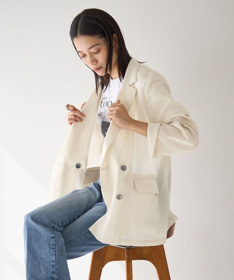 UNITED ARROWS green label relaxing「【結論シリーズ】シアーエアジャケット -マシンウォッシャブル-」|テーラードジャケット|