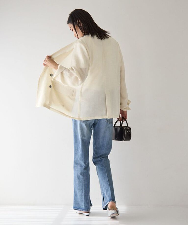 UNITED ARROWS green label relaxing「【結論シリーズ】シアーエアジャケット -マシンウォッシャブル-」|テーラードジャケット|