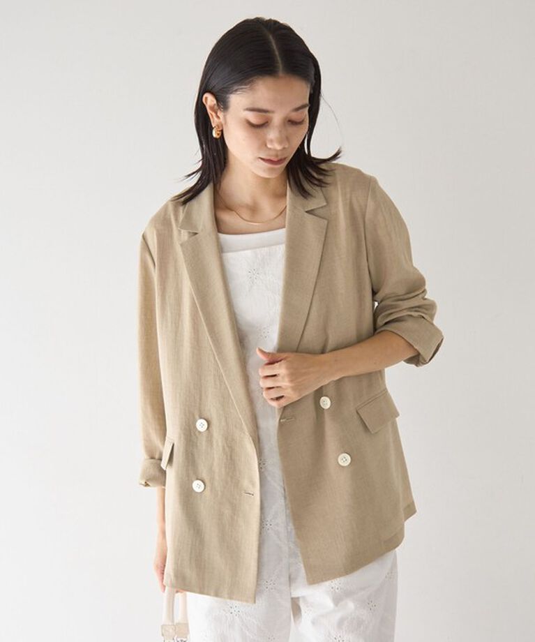 UNITED ARROWS green label relaxing「【結論シリーズ】シアーエアジャケット -マシンウォッシャブル-」|テーラードジャケット|