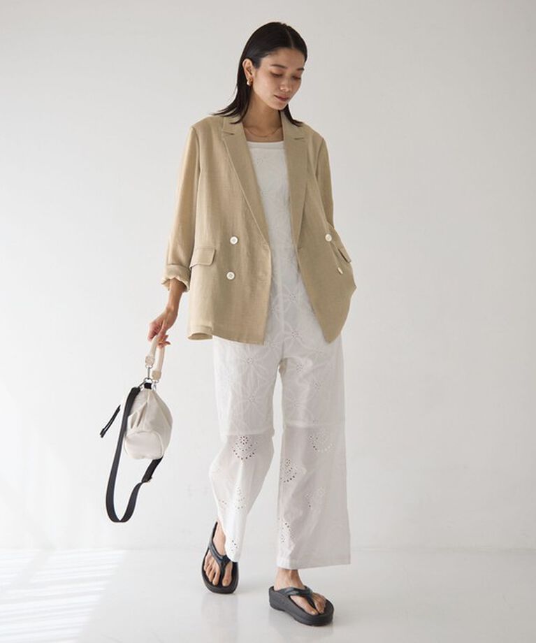 UNITED ARROWS green label relaxing「【結論シリーズ】シアーエアジャケット -マシンウォッシャブル-」|テーラードジャケット|