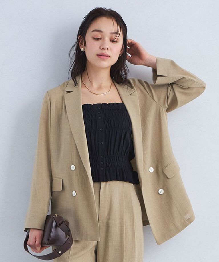 UNITED ARROWS green label relaxing「【結論シリーズ】シアーエアジャケット -マシンウォッシャブル-」|テーラードジャケット|