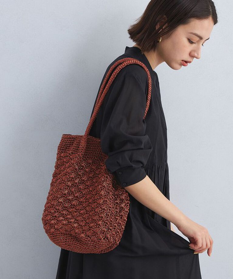 UNITED ARROWS green label relaxing「メタリックヤーン レーシー トートバッグ」|トートバッグ|MD.BROWN