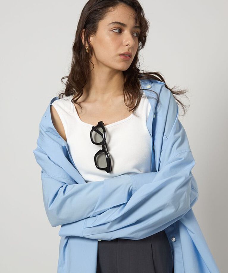 UNITED ARROWS green label relaxing「デコルテ フライス タンクトップ -抗菌-」|タンクトップ|