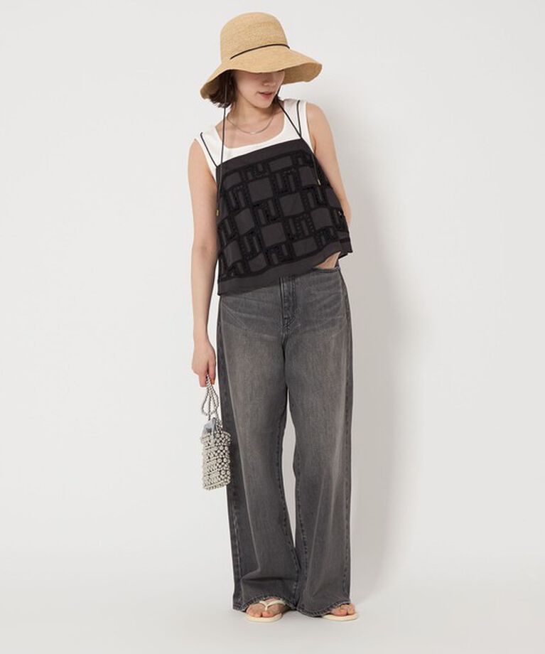 UNITED ARROWS green label relaxing「デコルテ フライス タンクトップ -抗菌-」|タンクトップ|