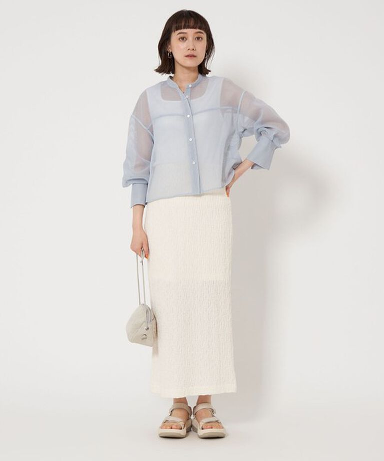 UNITED ARROWS green label relaxing「デコルテ フライス タンクトップ -抗菌-」|タンクトップ|