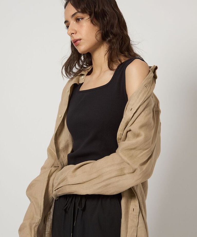 UNITED ARROWS green label relaxing「デコルテ フライス タンクトップ -抗菌-」|タンクトップ|