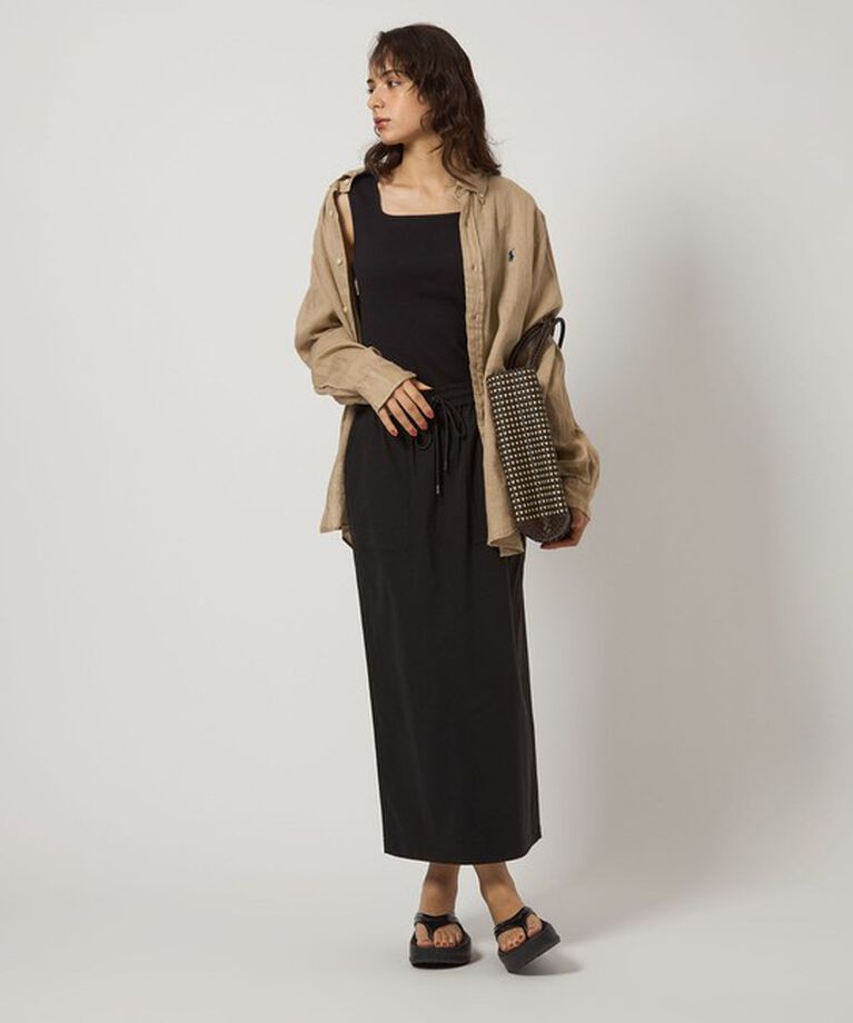 UNITED ARROWS green label relaxing「デコルテ フライス タンクトップ -抗菌-」|タンクトップ|