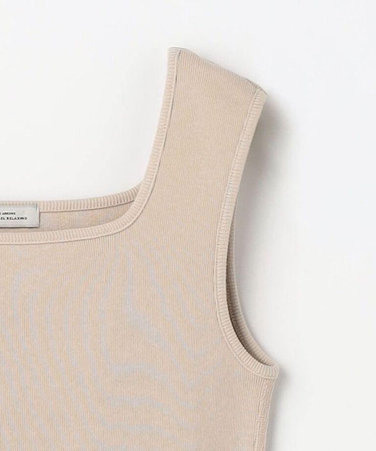 UNITED ARROWS green label relaxing「デコルテ フライス タンクトップ -抗菌-」|タンクトップ|