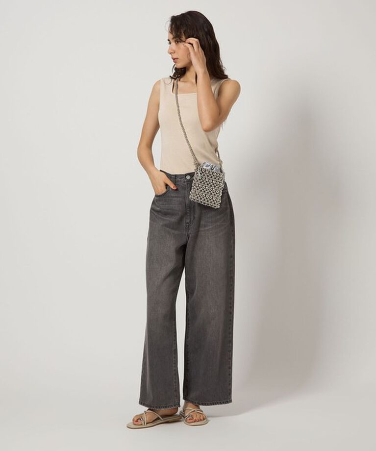 UNITED ARROWS green label relaxing「デコルテ フライス タンクトップ -抗菌-」|タンクトップ|