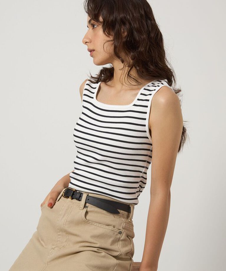 UNITED ARROWS green label relaxing「デコルテ フライス タンクトップ -抗菌-」|タンクトップ|その他1