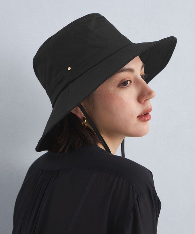 UNITED ARROWS green label relaxing「ワイドブリムハット2 -UVケア-」|キャップ・キャスケット|BLACK