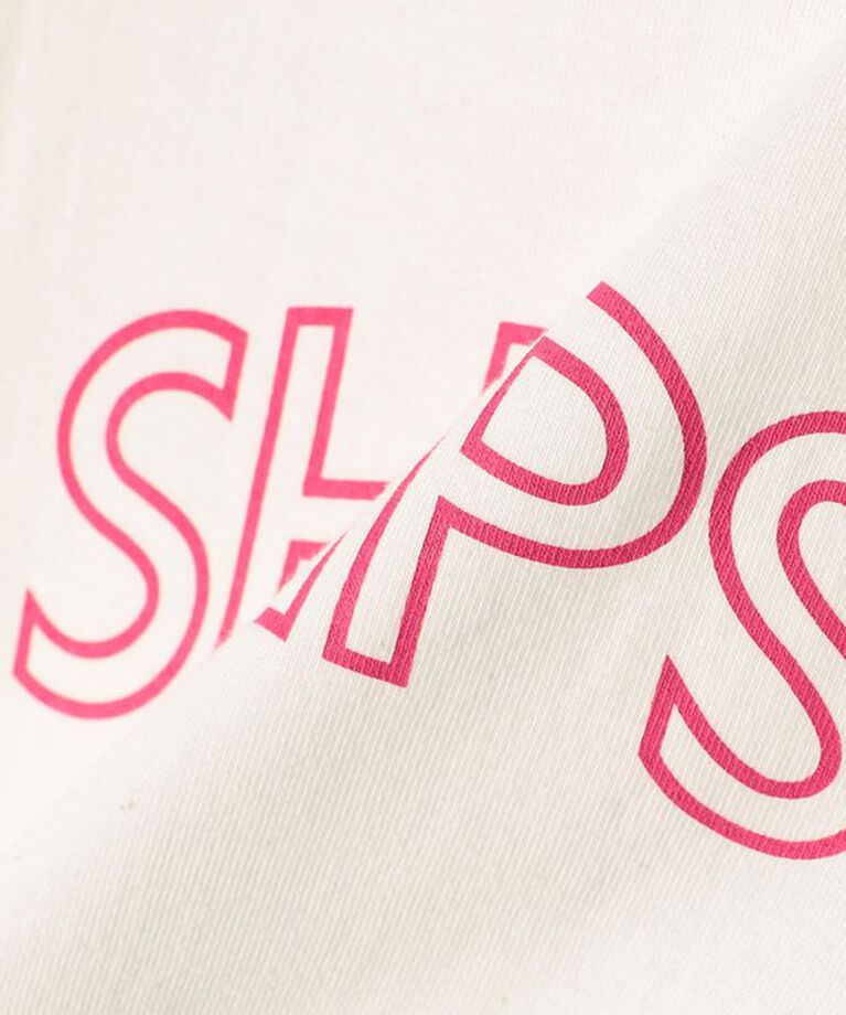 SHIPS for women「《一部追加予約》【WEB限定】 SHIPS ラウンド プリント ロゴ TEE」|Tシャツ・カットソー|