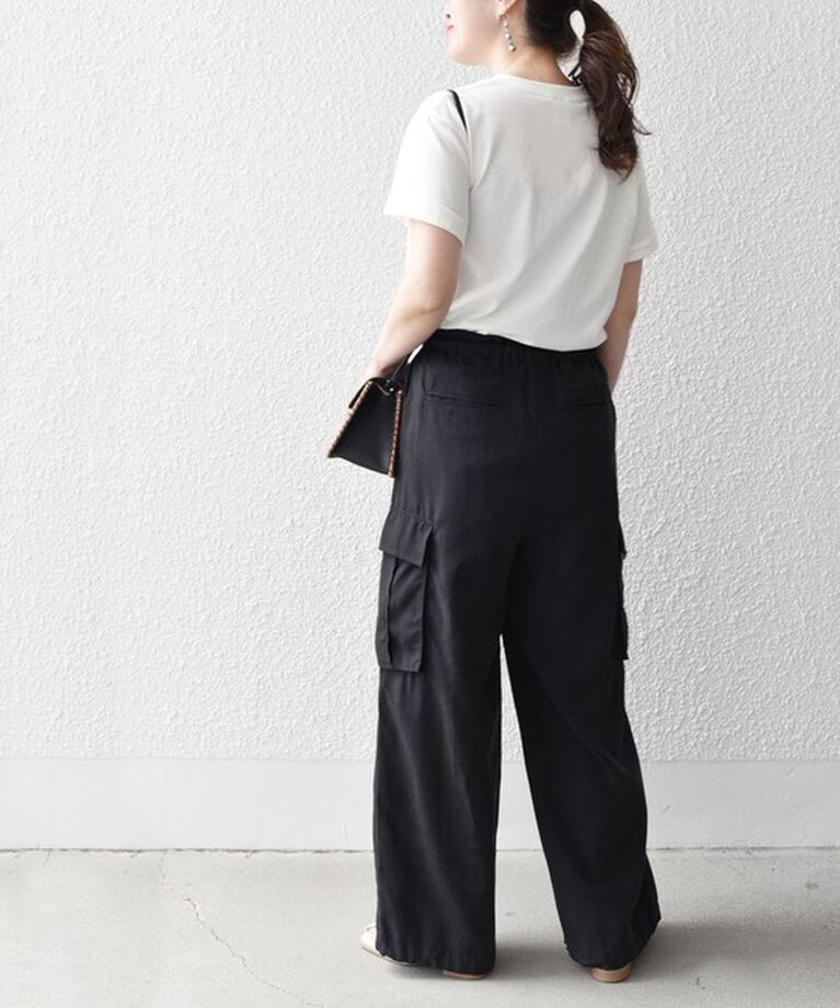 SHIPS for women「《一部追加予約》【WEB限定】 SHIPS ラウンド プリント ロゴ TEE」|Tシャツ・カットソー|
