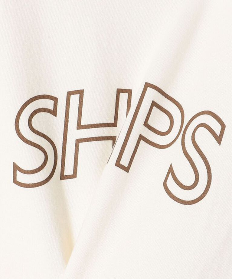 SHIPS for women「《一部追加予約》【WEB限定】 SHIPS ラウンド プリント ロゴ TEE」|Tシャツ・カットソー|