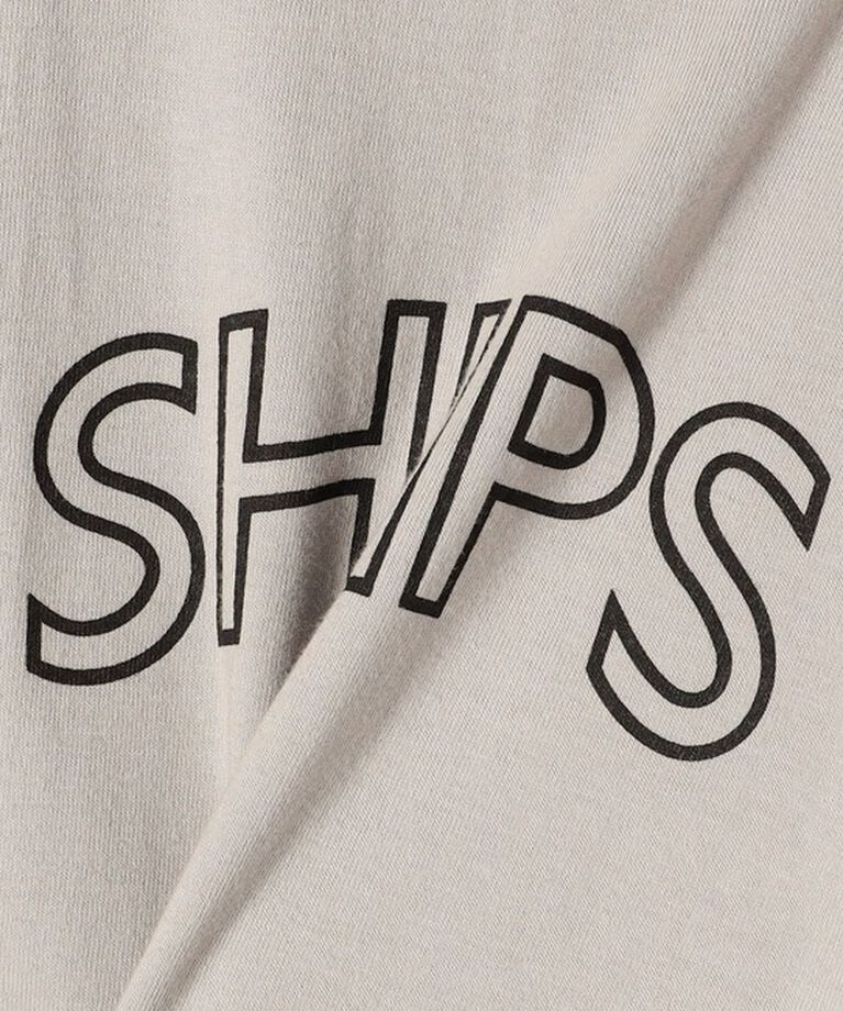SHIPS for women「《一部追加予約》【WEB限定】 SHIPS ラウンド プリント ロゴ TEE」|Tシャツ・カットソー|