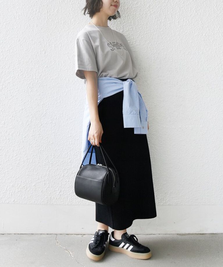 SHIPS for women「《一部追加予約》【WEB限定】 SHIPS ラウンド プリント ロゴ TEE」|Tシャツ・カットソー|